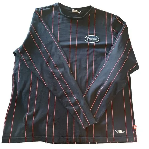 Y2K Vintage Puma Mens Large Shirt | Puma 91074 Local Division long sleeve - Picture 10 of 10